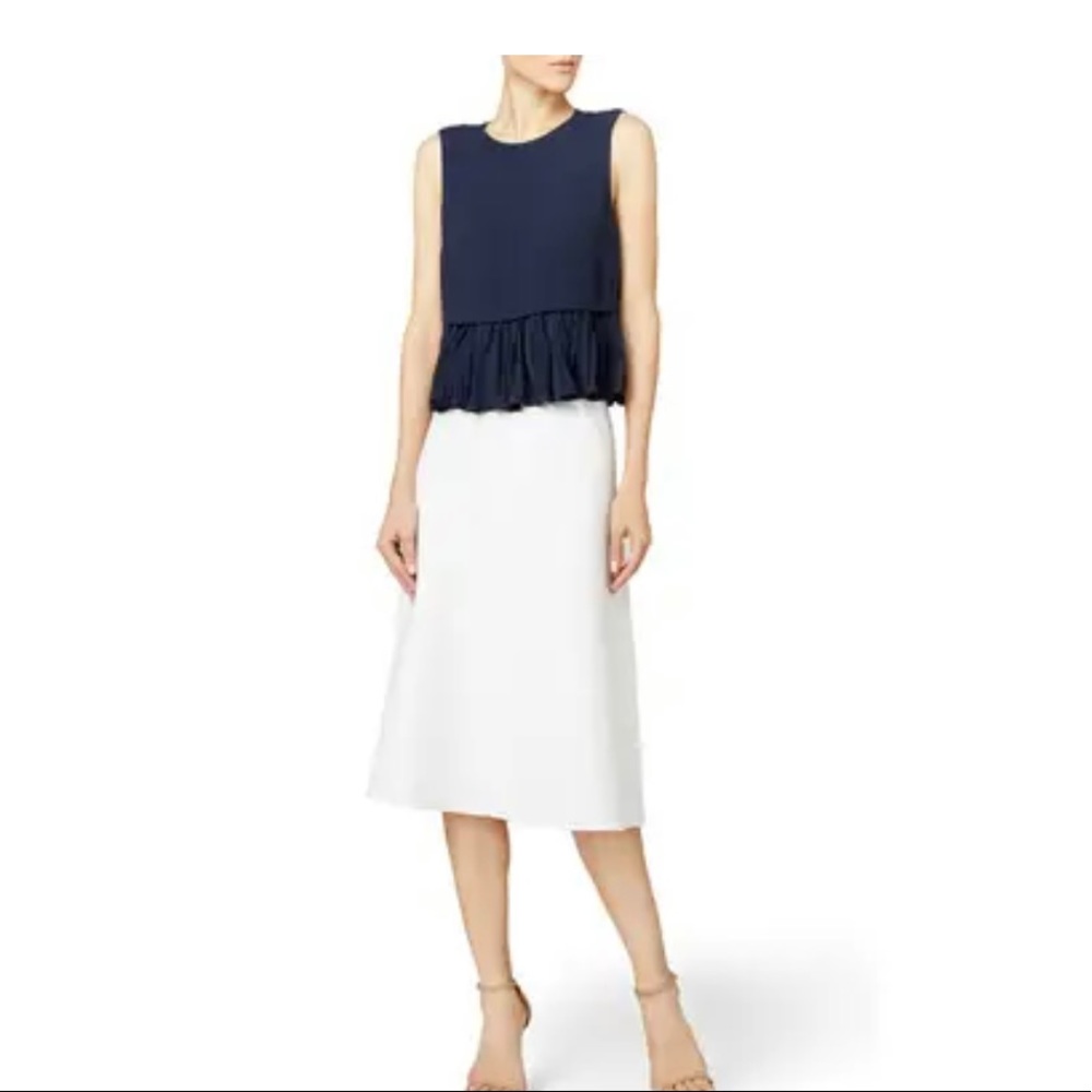 Elizabeth and James Navy Top